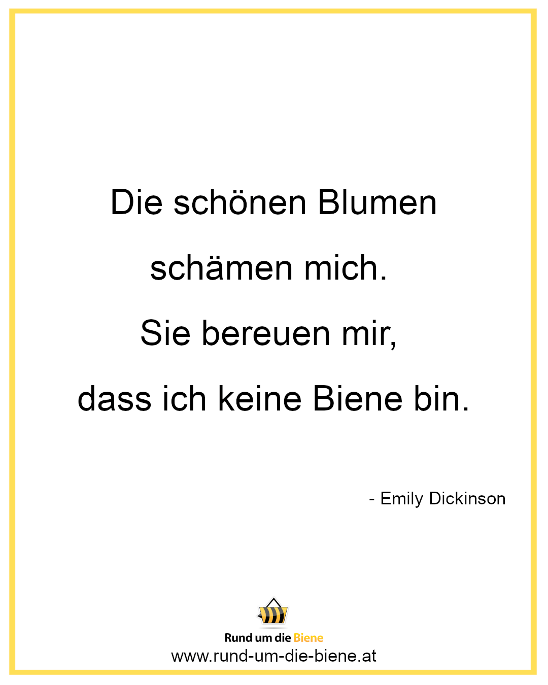 Zitate über Bienen Rund um die Biene